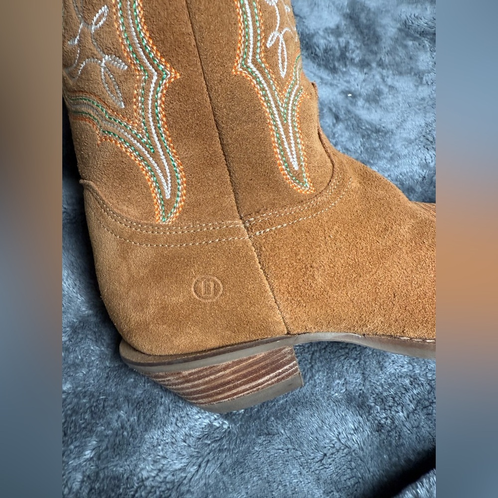 Dingo Women’s‎ Hot Sauce Embroidered Snip Toe Cowboy Boots In Camel - Picture 7 of 7